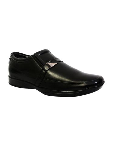 black leather slip on ons - 15034088 - Very Small Image - 1