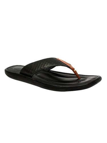 black leather slip on sandals - 15034118 - Very Small Image - 1
