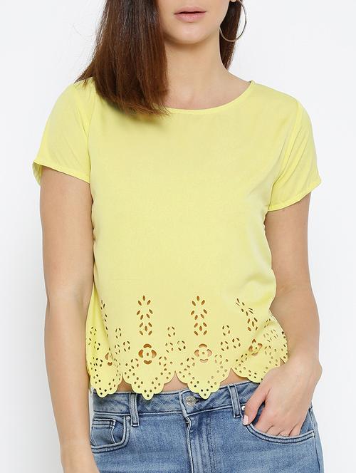 yellow solid cut work top - 15034201 - Standard Image - 1