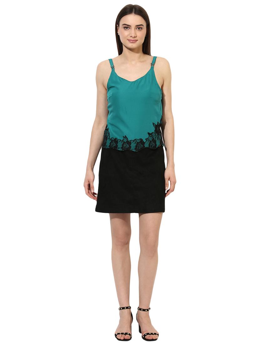 lace trim polyester cami top - 15034331 - Zoom Image - 4