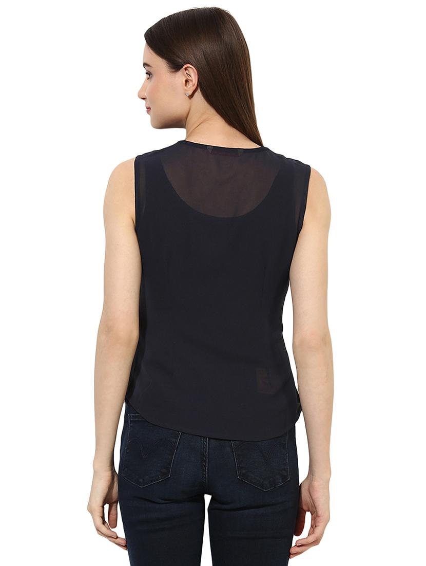 solid wrap polyester top - 15034334 - Zoom Image - 3
