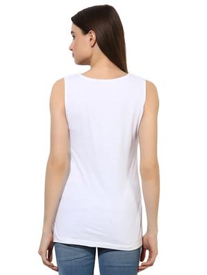 white cotton tunic - 15034349 - Standard Image - 4