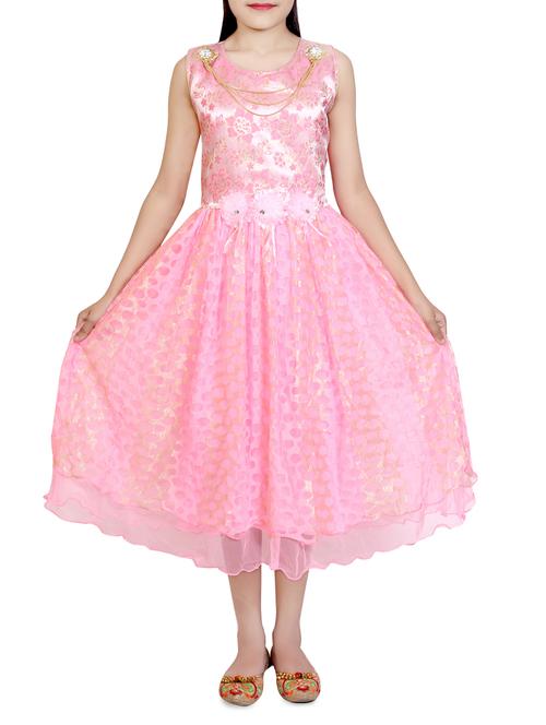 pink net frock - 15034501 - Standard Image - 1