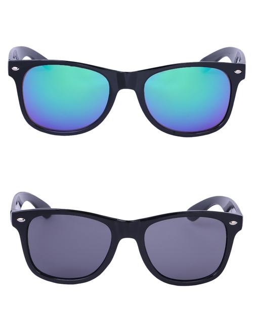 Amour-Propre Multicolor UV Protected Sunglass For Unisex- Pack Of 2 (AM_CMB_LP_3486) - 15034854 - Standard Image - 1
