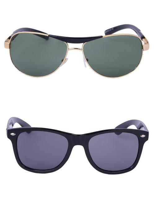 Amour-Propre Multicolor UV Protected Sunglass For Unisex- Pack Of 2 (AM_CMB_LP_3485) - 15034856 - Standard Image - 1