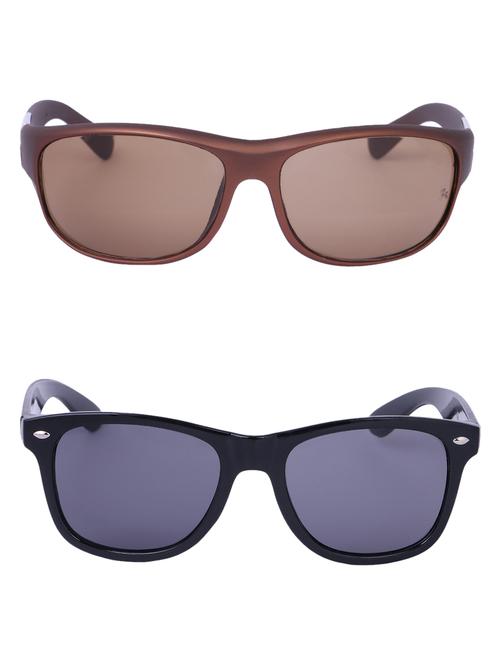Amour-Propre Multicolor UV Protected Sunglass For Unisex- Pack Of 2 (AM_CMB_LP_3485) - 15034862 - Standard Image - 1