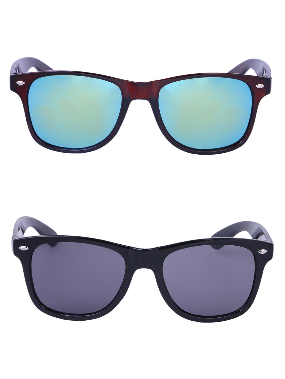 Amour-Propre Multicolor UV Protected Sunglass For Unisex- Pack Of 2 (AM_CMB_LP_3485) - 15034864 - Zoom Image - 1