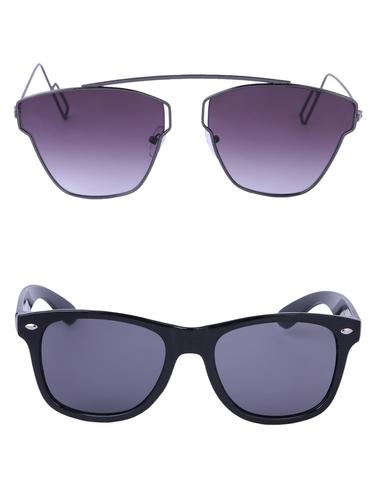Amour-Propre Multicolor UV Protected Sunglass For Unisex- Pack Of 2 (AM_CMB_LP_3485) - 15034866 - Very Small Image - 1