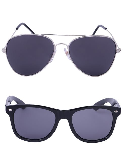 Amour-Propre Multicolor UV Protected Sunglass For Unisex- Pack Of 2 (AM_CMB_LP_3485) - 15034868 - Standard Image - 1