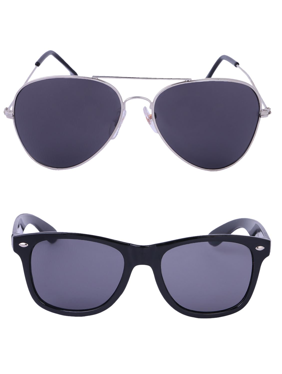 Amour-Propre Multicolor UV Protected Sunglass For Unisex- Pack Of 2 (AM_CMB_LP_3485) - 15034868 - Zoom Image - 1