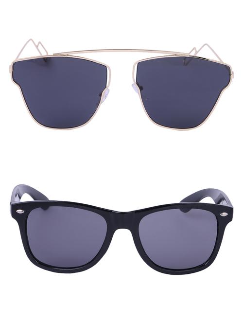 Amour-Propre Multicolor UV Protected Sunglass For Unisex- Pack Of 2 (AM_CMB_LP_3485) - 15034871 - Standard Image - 1