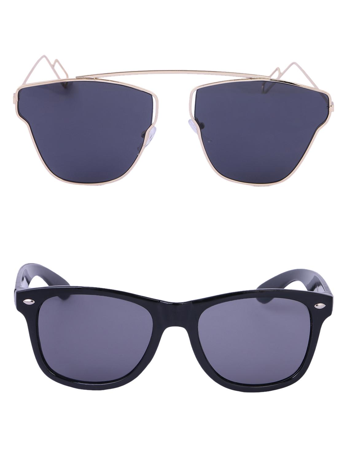Amour-Propre Multicolor UV Protected Sunglass For Unisex- Pack Of 2 (AM_CMB_LP_3485) - 15034871 - Zoom Image - 1