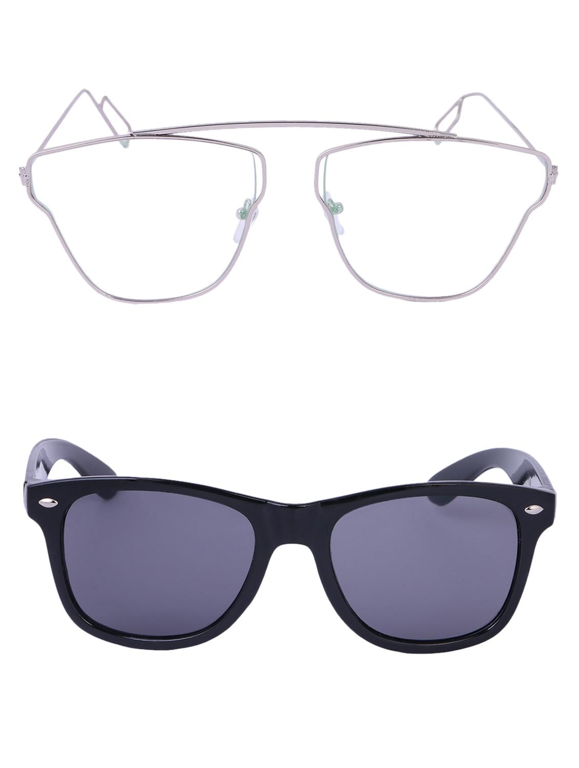 Amour-Propre Multicolor UV Protected Sunglass For Unisex- Pack Of 2 (AM_CMB_LP_3485) - 15034872 - Zoom Image - 1
