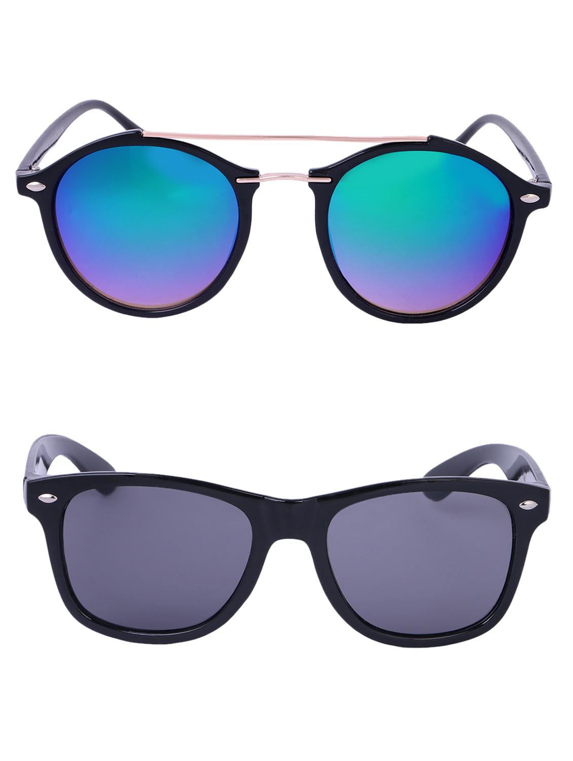 Amour-Propre Multicolor UV Protected Sunglass For Unisex- Pack Of 2 (AM_CMB_LP_3485) - 15034888 - Zoom Image - 1