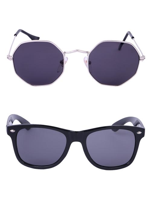 Amour-Propre Multicolor UV Protected Sunglass For Unisex- Pack Of 2 (AM_CMB_LP_3485) - 15034889 - Standard Image - 1