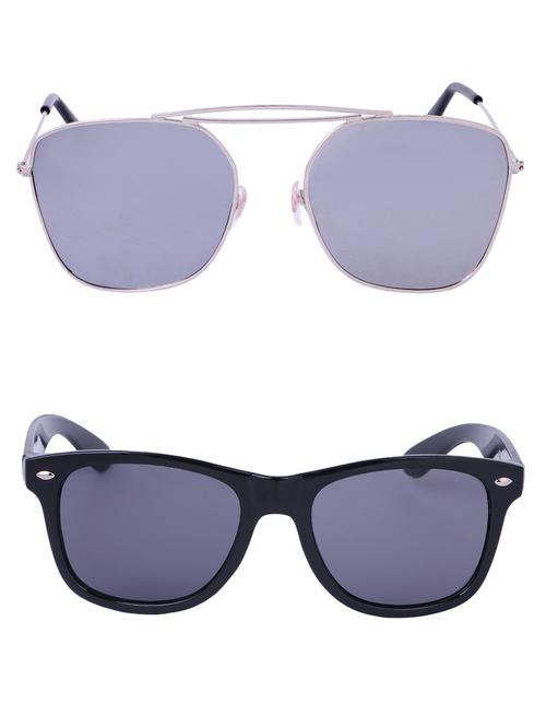 Amour-Propre Multicolor UV Protected Sunglass For Unisex- Pack Of 2 (AM_CMB_LP_3485) - 15034892 - Standard Image - 1