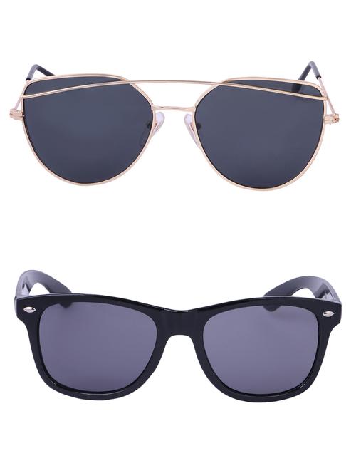 Amour-Propre Multicolor UV Protected Sunglass For Unisex- Pack Of 2 (AM_CMB_LP_3485) - 15034901 - Standard Image - 1
