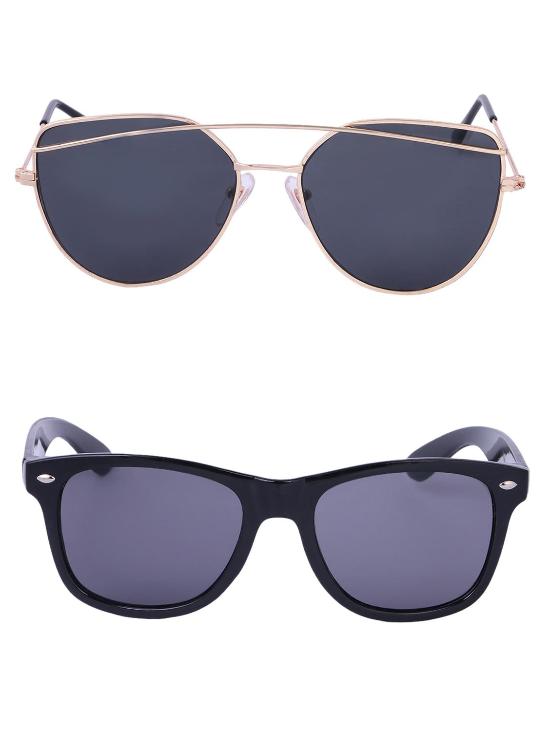 Amour-Propre Multicolor UV Protected Sunglass For Unisex- Pack Of 2 (AM_CMB_LP_3485) - 15034901 - Zoom Image - 1