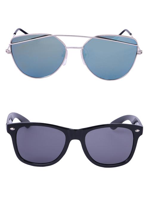 Amour-Propre Multicolor UV Protected Sunglass For Unisex- Pack Of 2 (AM_CMB_LP_3485) - 15034912 - Standard Image - 1