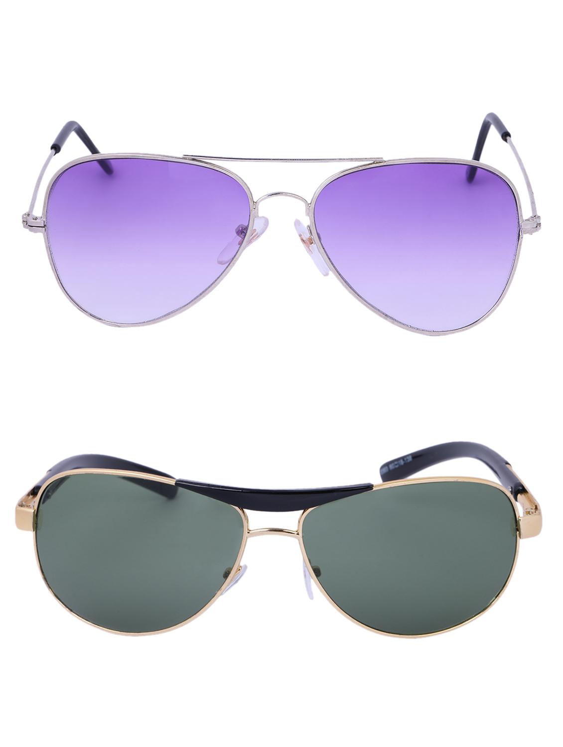Amour-Propre Multicolor UV Protected Sunglass For Unisex- Pack Of 2 (AM_CMB_LP_3485) - 15034913 - Zoom Image - 1