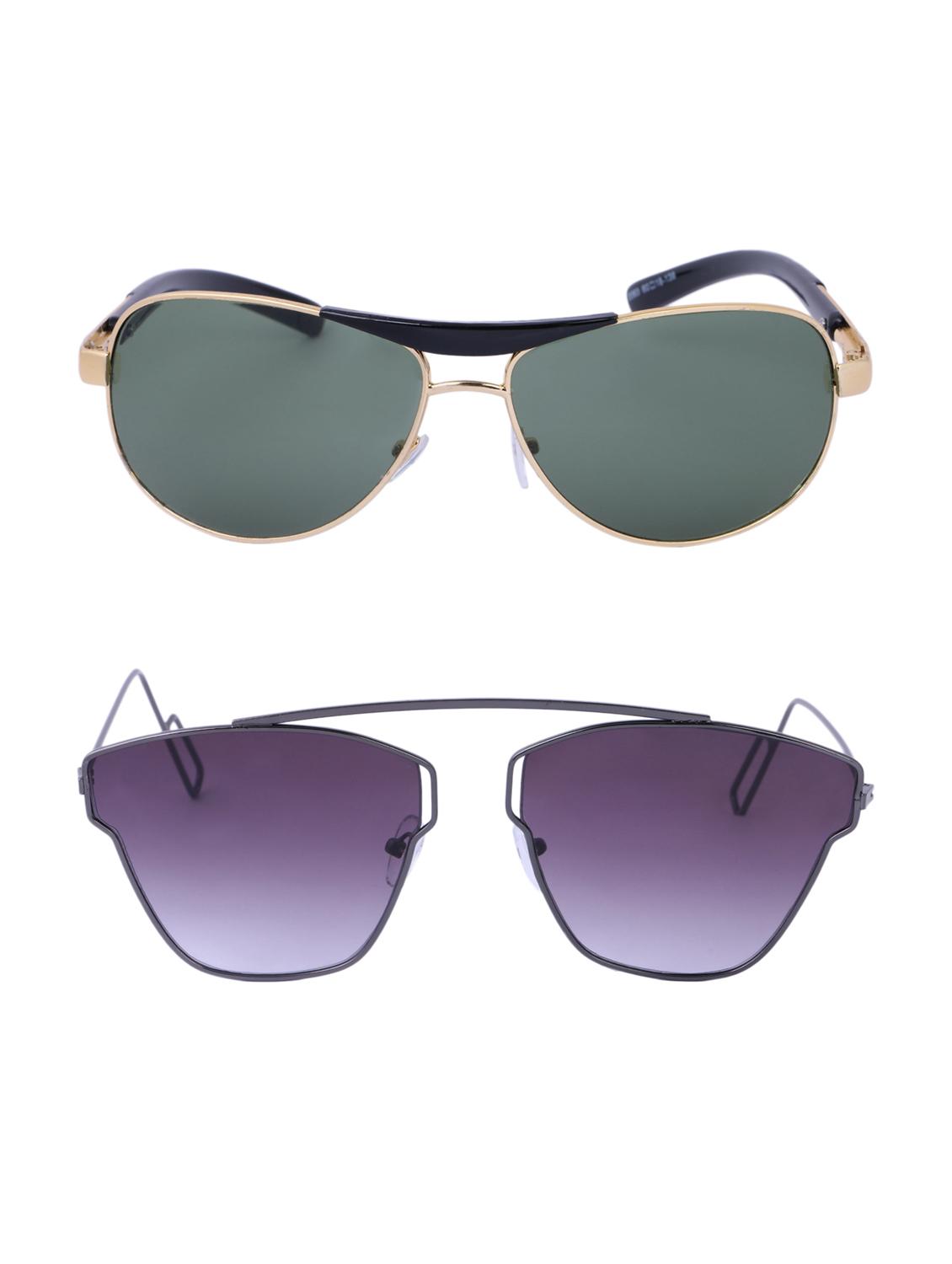 Amour-Propre Multicolor UV Protected Sunglass For Unisex- Pack Of 2 (AM_CMB_LP_3485) - 15034921 - Zoom Image - 1
