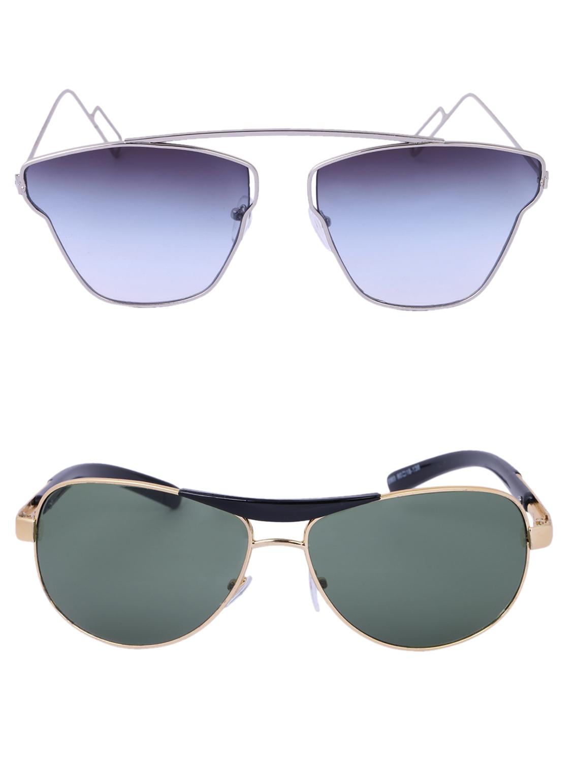 Amour-Propre Multicolor UV Protected Sunglass For Unisex- Pack Of 2 (AM_CMB_LP_3485) - 15034927 - Zoom Image - 1