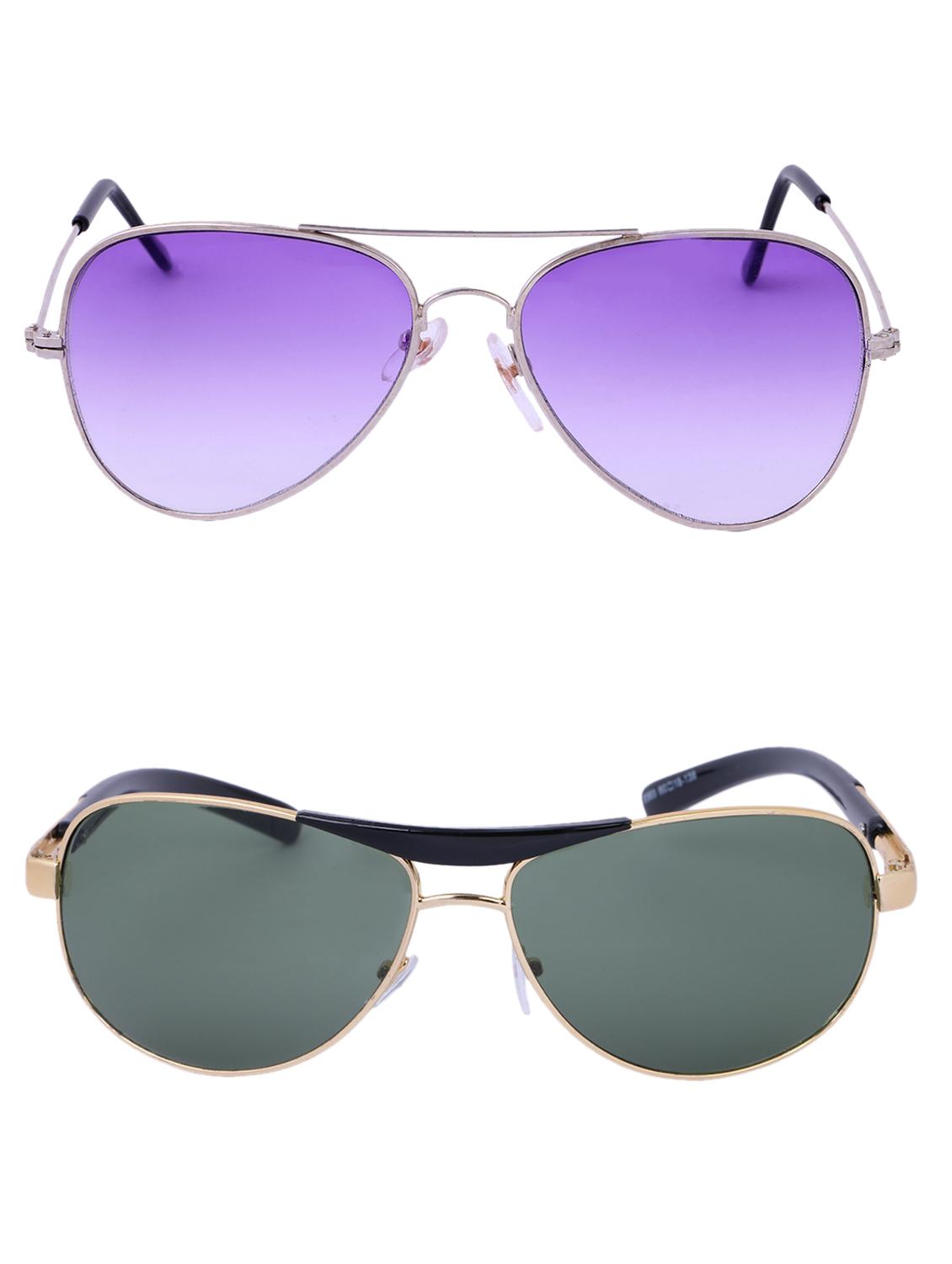 Amour-Propre Multicolor UV Protected Sunglass For Unisex- Pack Of 2 (AM_CMB_LP_3485) - 15034931 - Zoom Image - 1
