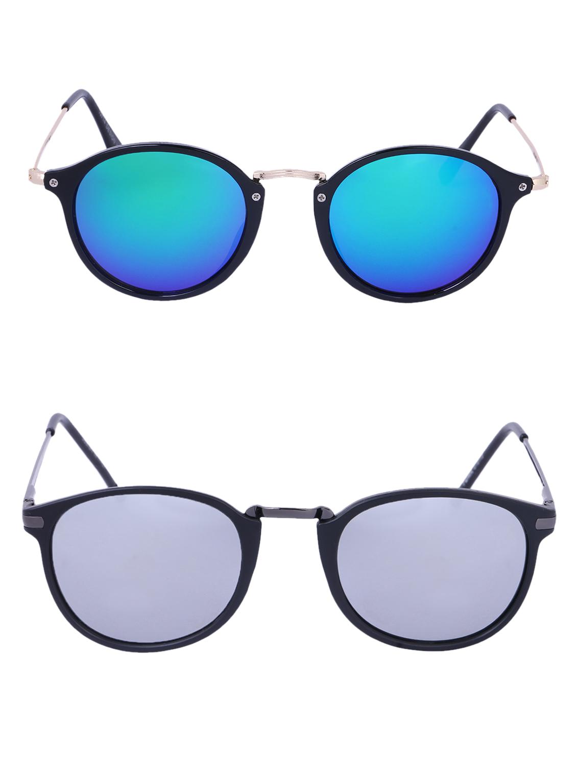 Amour-Propre Multicolor UV Protected Sunglass For Unisex- Pack Of 2 (AM_CMB_LP_3485) - 15034951 - Zoom Image - 1