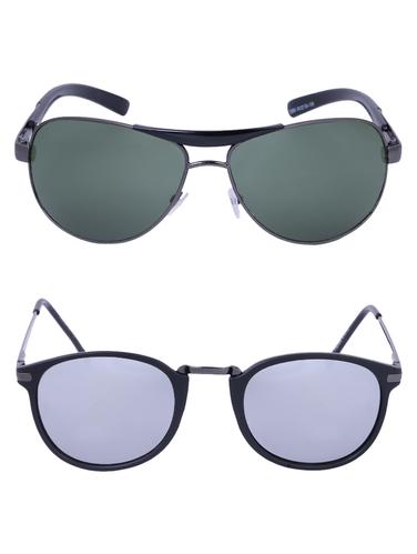 Amour-Propre Multicolor UV Protected Sunglass For Unisex- Pack Of 2 (AM_CMB_LP_3485) - 15034961 - Very Small Image - 1