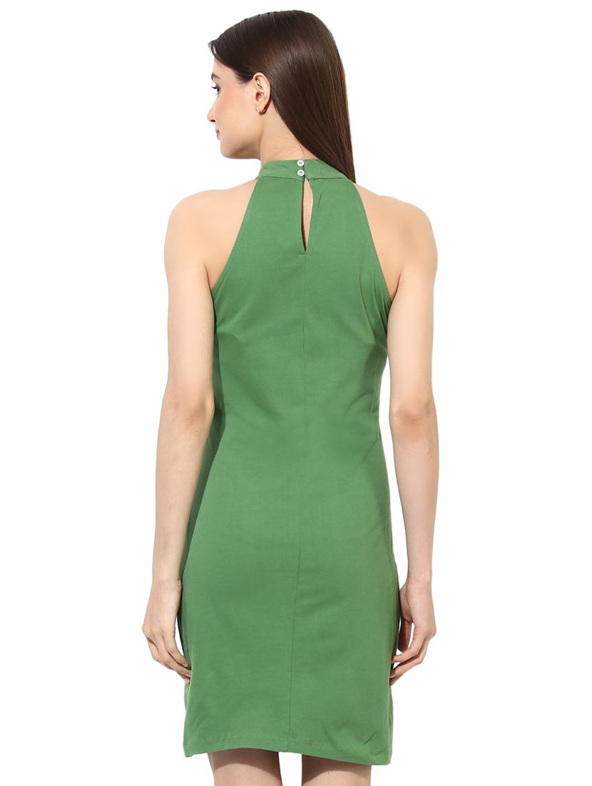 mock neck sheath dress - 15036098 - Zoom Image - 3