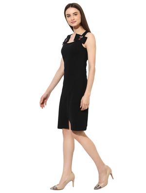 embroidered patch a-line dress - 15036100 - Standard Image - 2