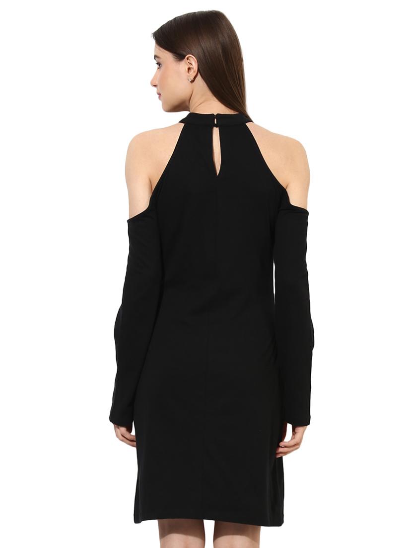 cold shoulder sheath dress - 15036102 - Zoom Image - 4