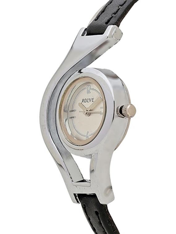 adine silver dail analog watch for women - 15036614 - Zoom Image - 2