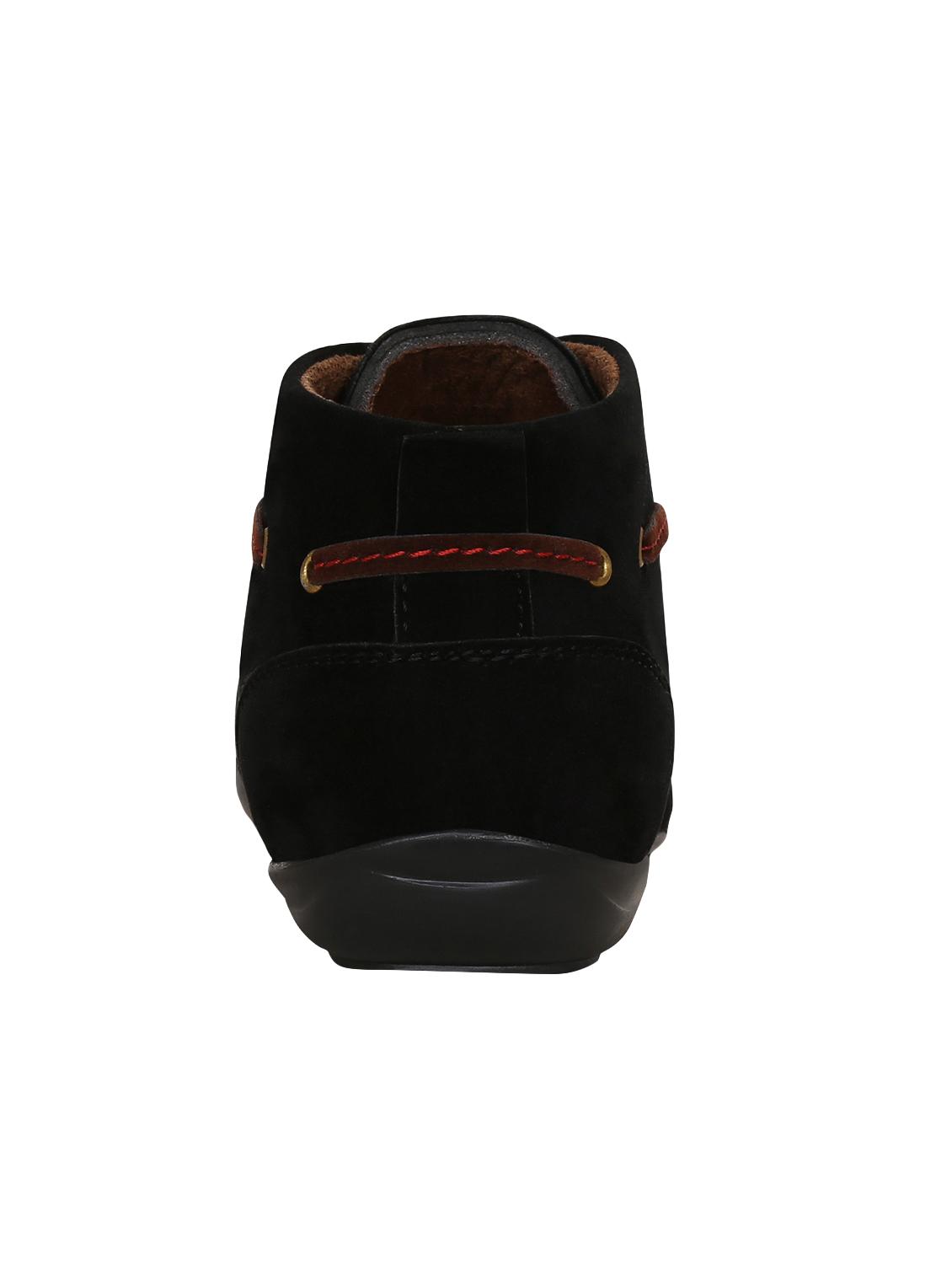 black synthetic low ankle boots - 15036817 - Zoom Image - 3