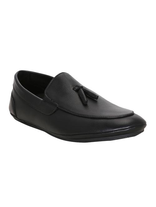 black leather slip on slipons - 15036842 - Standard Image - 1
