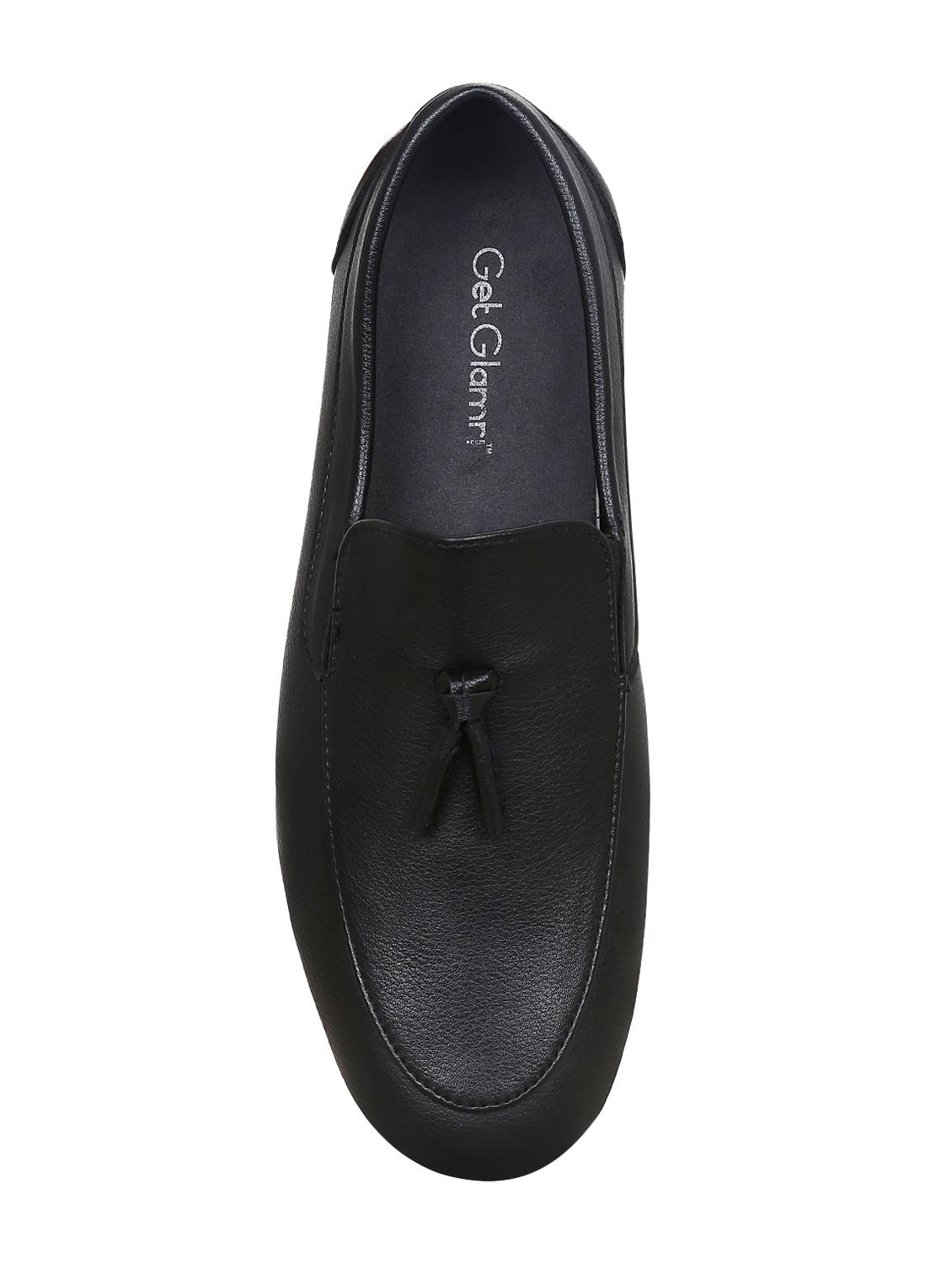 black leather slip on slipons - 15036842 - Zoom Image - 4