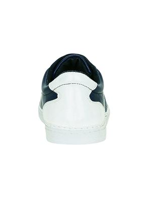 blue synthetic lace up sneakers - 15036857 - Standard Image - 3