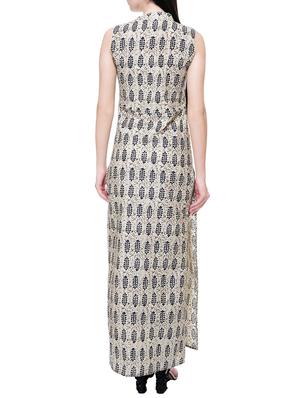 beige rayon straight kurta - 15036909 - Standard Image - 3