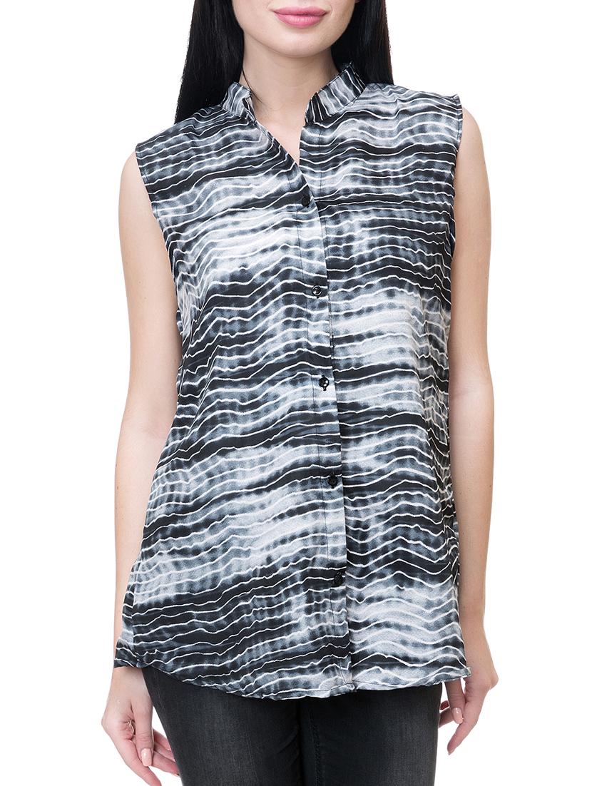 grey polyester regular top - 15036935 - Zoom Image - 1