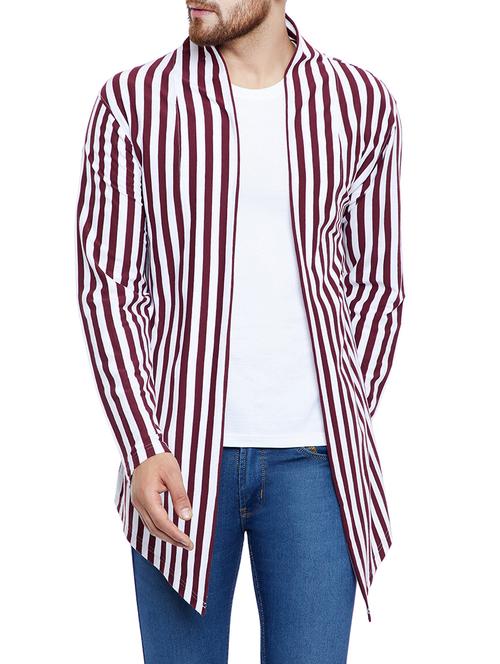 red cotton shrug - 15037101 - Standard Image - 1