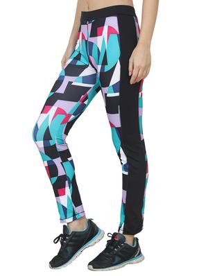 blue polyester track pants - 15037538 - Standard Image - 2