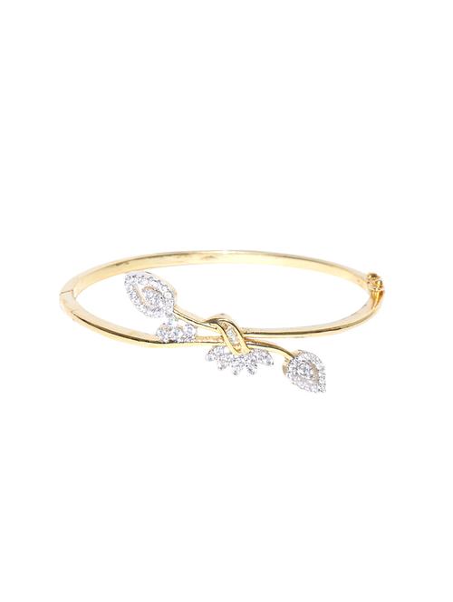 gold metal bracelet - 15038208 - Standard Image - 1