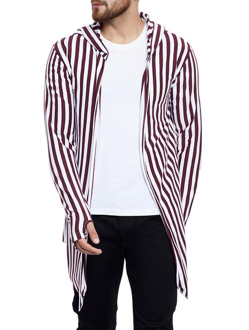 red cotton shrug - 15038901 - Standard Image - 1