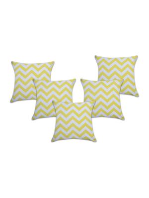 Set of 5 Cotton Cushion Covers - 15040354 - Standard Image - 1
