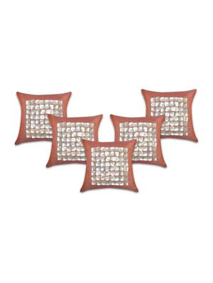 Set of 5 Cotton Cushion Covers - 15040362 - Standard Image - 1