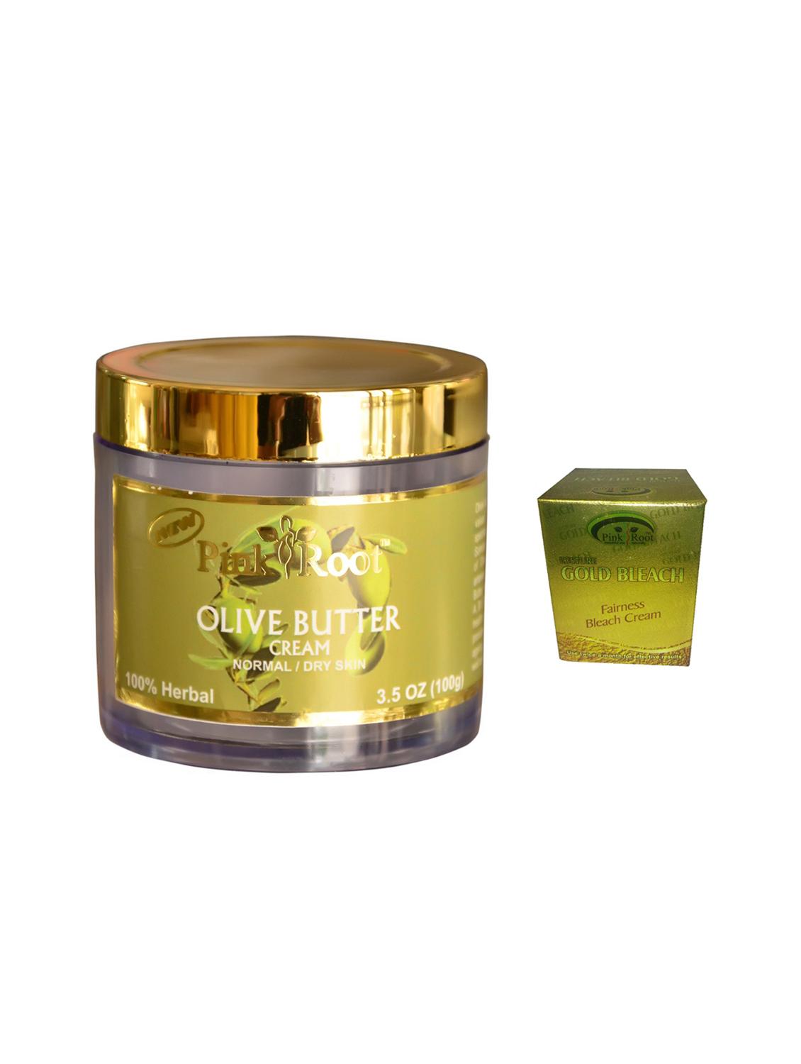pink root gold bleach 50g and pink root olive butter cream 100gm - 15040489 - Zoom Image - 1