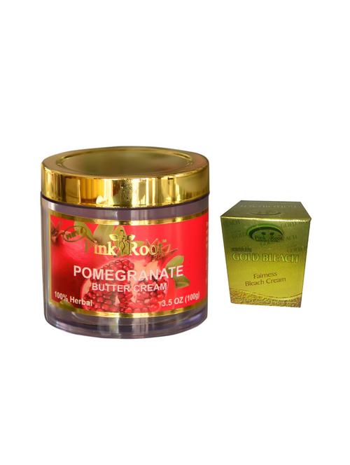 pink root gold bleach 50g and pink root pomegranate butter cream 100gm - 15040490 - Standard Image - 1