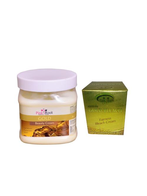 pink root gold bleach 50g and pink root gold beauty cream 500ml - 15040508 - Standard Image - 1