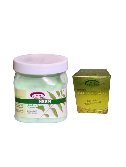 pink root gold bleach 50g and pink root neem cream 500ml - 15040511 - Standard Image - 1