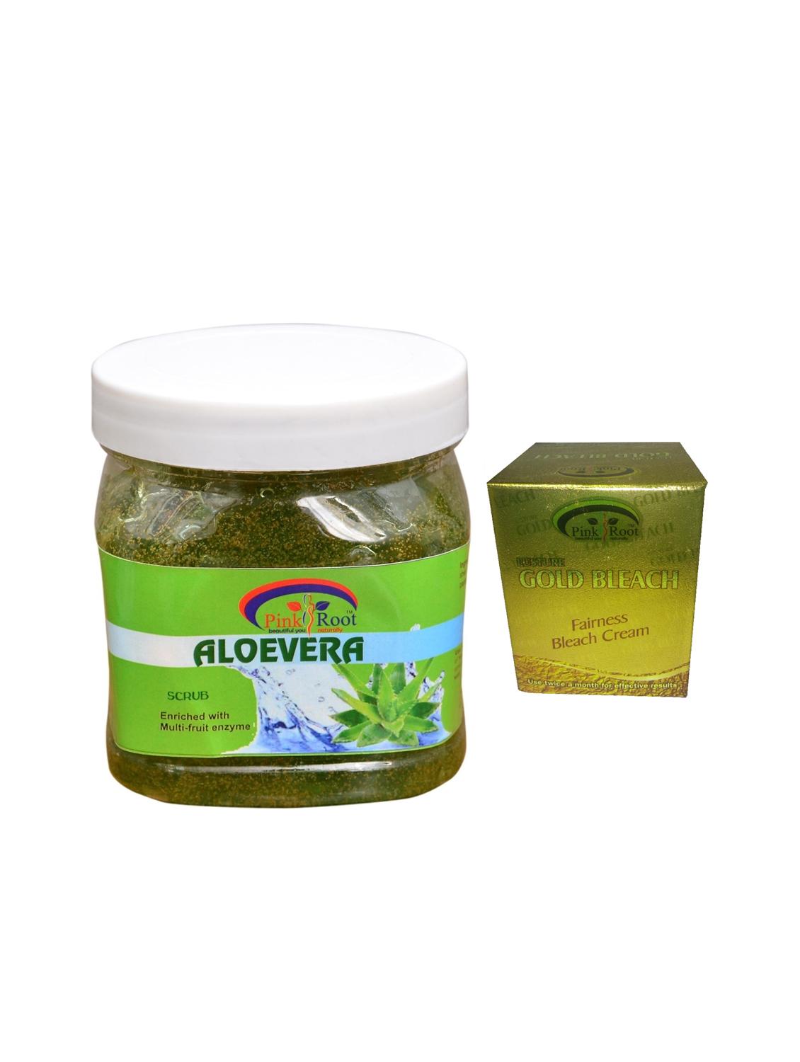 pink root gold bleach 50g and pink root aloe vera scrub 500ml - 15040524 - Zoom Image - 1